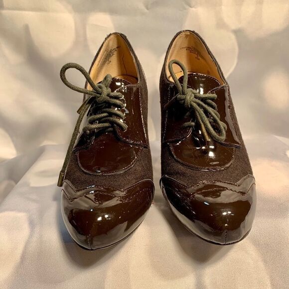 CLASSY BROWN CIRCA JOAN & DAVID LUXE TIE UP 6.5 - Picture 2 of 7